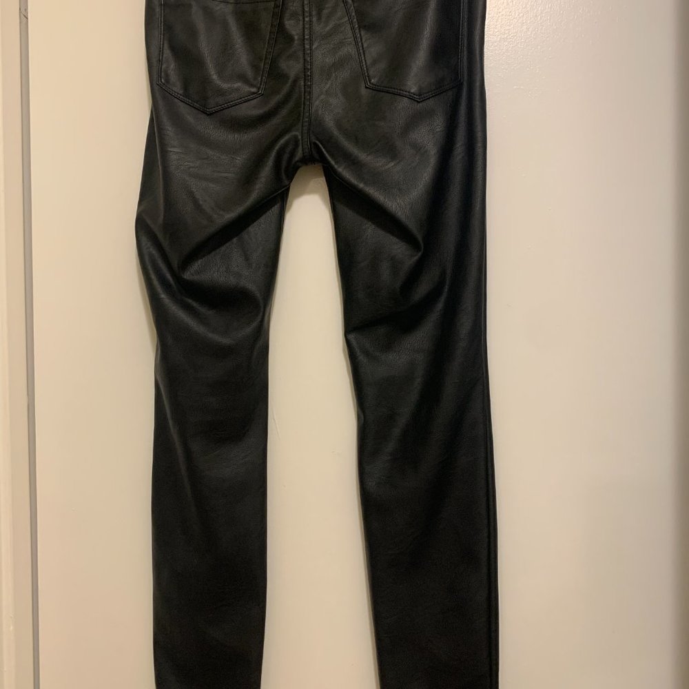 BLANK NYC Midrise Skinny Faux Leather Pants - Picture 2 of 3